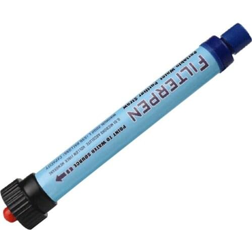 Outdoor Water Purifier Survival Multifunction Water Purification Straw Camping Hiking Portable Water Filter