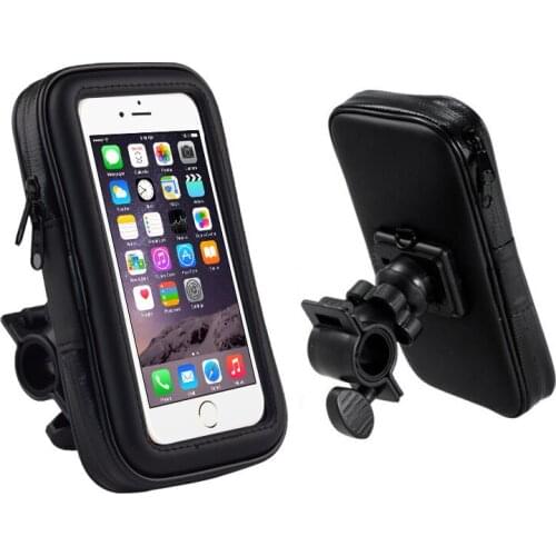 Bicycle Motorcycle Bag Handlebar Phone Holder Waterproof Case Bike Phone Bag for IPhone Xs 11 Samsung Mobile Stand Cover