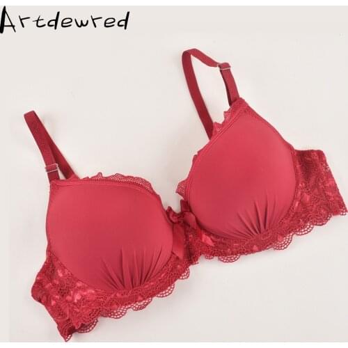 Artdewred Women Sexy Bras,Plus Size Soutien Gorge lace bralette girls fashion bra,push up bra or women Black Red Blue Underwear