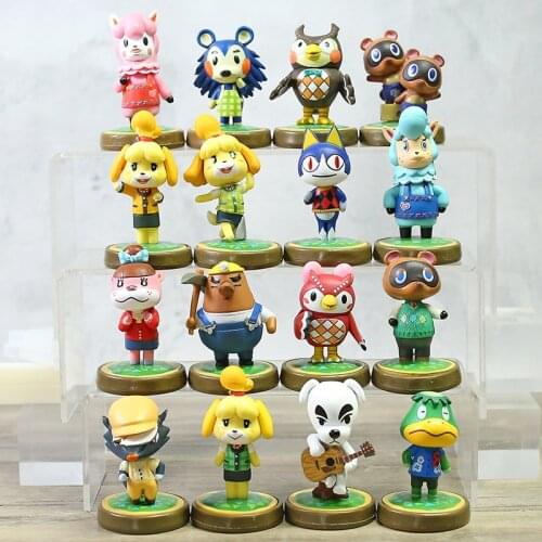 Animals K.K. Isabelle Mabel Blathers Celeste Timmy Tommy Rover Cyrus Lottie Tom Nook Kicks Figures Brinquedos Toys