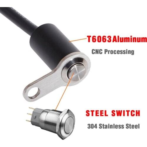 1 piece Motorcycle Switch ON-OFF Handlebar Adjustable Mount Waterproof Switches Button DC 12V Headlight