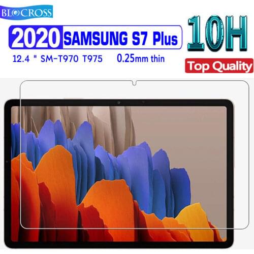 12.4 inch Tempered Glass For Samsung galaxy Tab S7 Plus 12.4 SM-T975 SM-T976 T970 T975 2020 Slim Screen Protector 9D Glass Guard