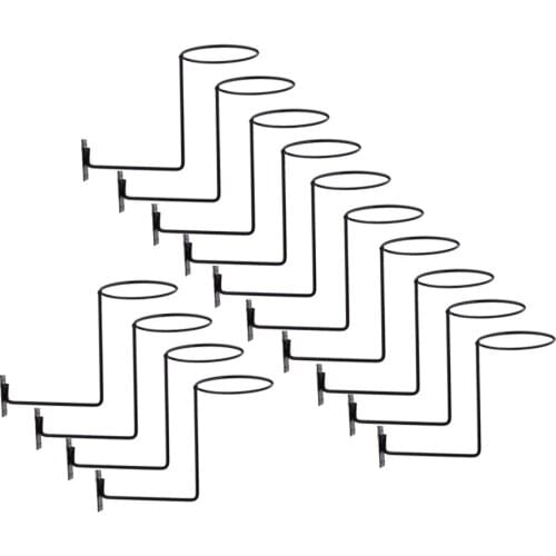 14xAluminum Helmet Rack Wall Display Rack Storage Holder - Motorcycle Motorbike