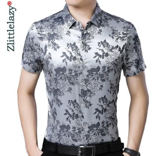 2021 designer golden mens shirts for men clothing korean fashion summer short sleeve shirt luxury dress casual clothes jersey 49