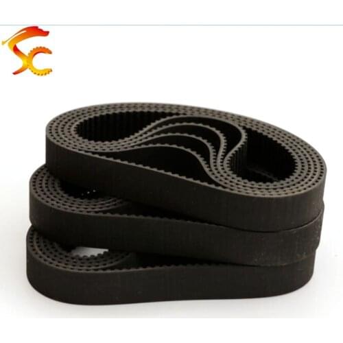 4PCS/LOT HTD3M Belt 3M 264 length 264mm Teeth 88 closed loop rubber Drive Belt width 6mm/9mm/10mm/12mm/15mm/20mm 264-3M
