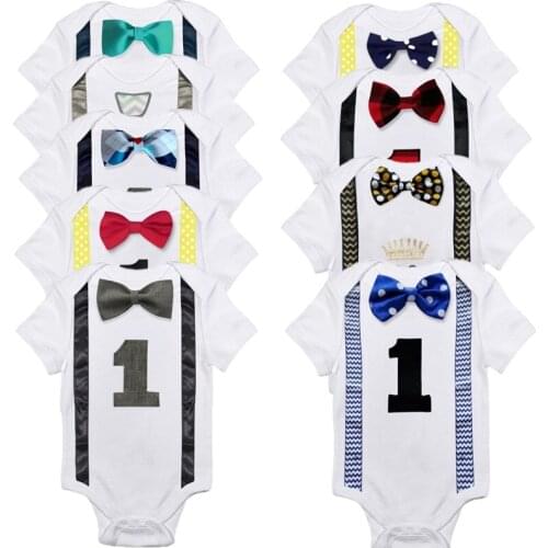 5PCS/Lot Baby Boys Romper Clothes Bodysuits Unisex Baby Girls Clothes 12M Newborn Cotton Roupas de bebe Unicorn Girls Clothing