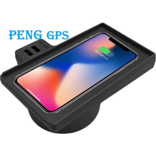 Car Wireless Smart Phone Charger for BMW x1 2017-2019 for iPhone Max Huawei Samsung 2 In 1 USB Fast Charging Phone Holder Mount