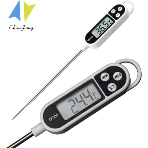 ChanFong TP300 Digital Food Thermometer Probe For Kitchen BBQ Meat Water Milk Oil Tea Soup Oven Temperature Measuring Tool