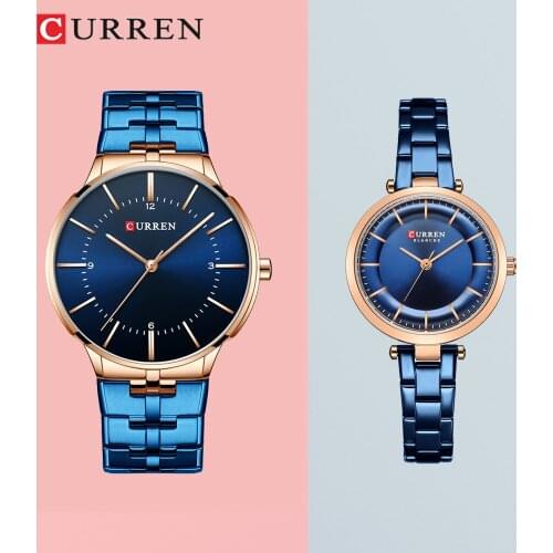 Top Luxury brand CURREN Mens watches Quartz simple men watch male watch Wristwatch Waterproof men Couple table Relogio Masculino