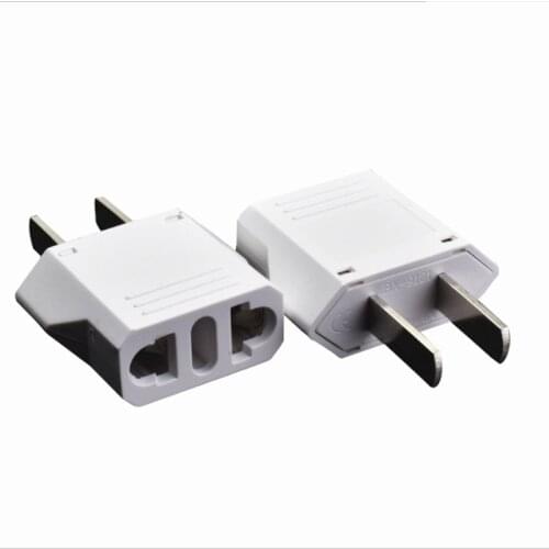 CN Japan US Plug Power Adapter European EU To US American Travel Adapter Electrical Plug Sockets AC Converter Outlet