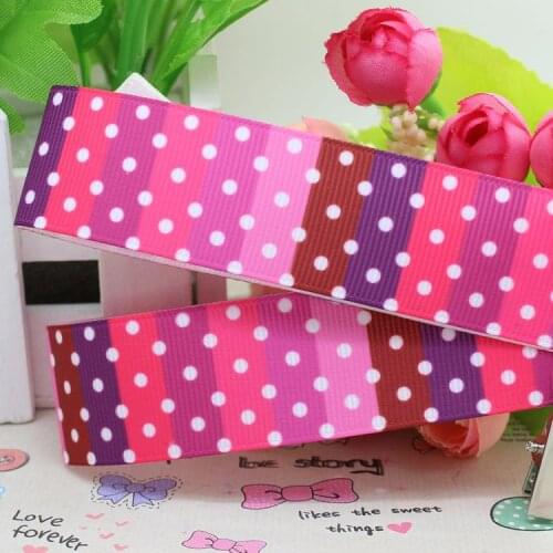 DHK 1" 5yards cartoon grosgrain ribbon hair bow diy party decoration wholesale OEM 25mm E1422