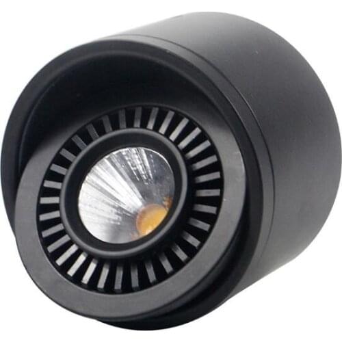 Dimmable 360 Degree Rotating Surface Mounted LED COB Downlight LED Spot Light 20W/15W/10W/7W Ceiling Lamp with LED Driver