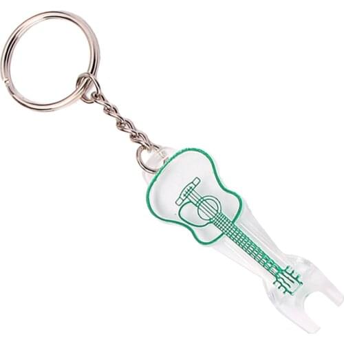 Guitar String Winder Speed Peg Pin Puller Bridge Remover Tool With Keychain