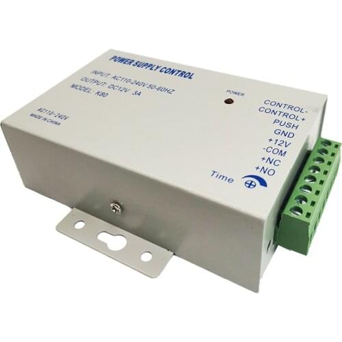 AC 100-260V DC 12V3A Switching Power Adapter Door Lock Access Control Power Supply K80