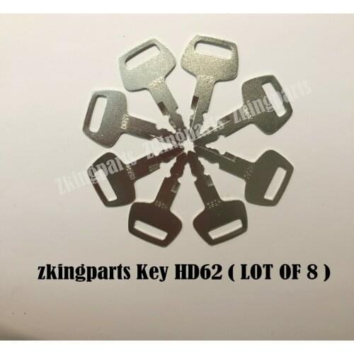 8PCS Construction Starter Ignition Key HD62 41307-00007 Fit For Hyundai Excavator