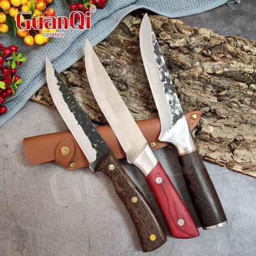 Forged Stainless Steel Kitchen Boning Knife Sliced Fish Knife Boning and Meat Cutting Special knife Slaughter Special Knifes