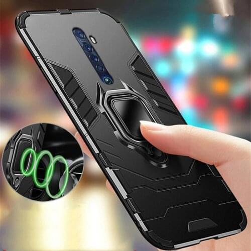 Magnetic Ring Holder Case For Realme X2 Pro XT Case Armor Finger Ring Back Cover For OPPO Realme X2 X2pro Phone Case Coques