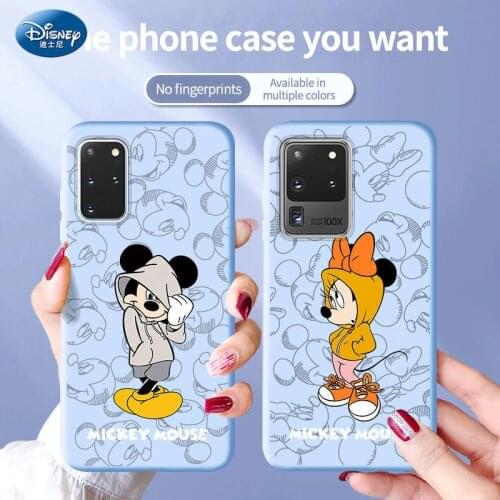 Cute Disney Mickey Minnie All-inclusive Soft Case for Samsung S20 Back Cover Silicone Anti-fall Shell Coque zz0430-13