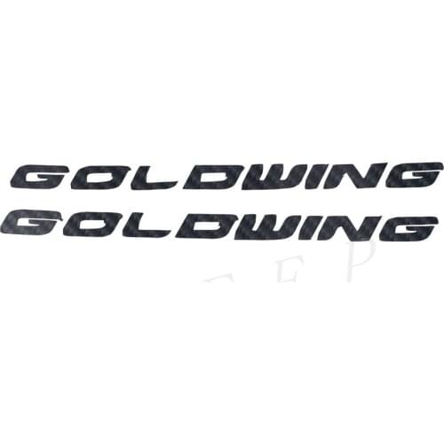 Motorcycle 3D GOLDWING Carbon Fibre Decal Emblem Label Badge For Honda GOLDWING GL1800