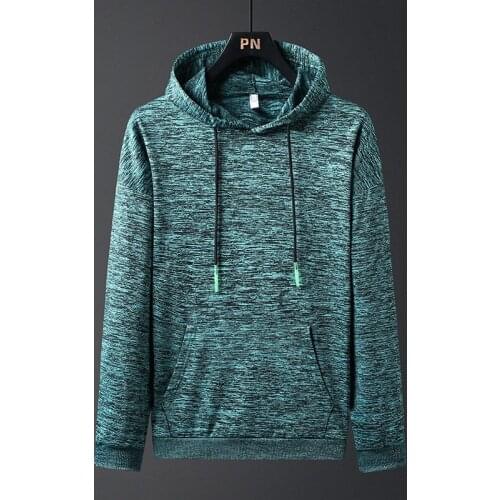 Hooded mens autumn new large size jacket loose plus velvet handsome youth clothes