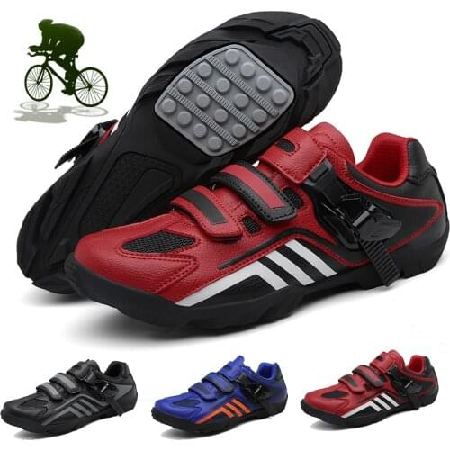 High Quality MTB Cycling Shoes Men Breathable Microfiber Bike Shoes Road Bicycle Shoes Nonslip Rubber Racing Cycling Snekaers