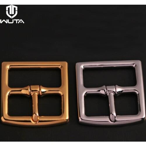 WUTA High Quality Stainless Steel Fashion Mens Belt Buckle Metal Belt Strap Buckle DIY Leather Accessories 3 Size Available