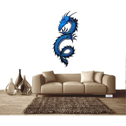 Childrens wall stickers, Dragon mural stickers for living room childrens room dining backdrop PVC Wall Stickers