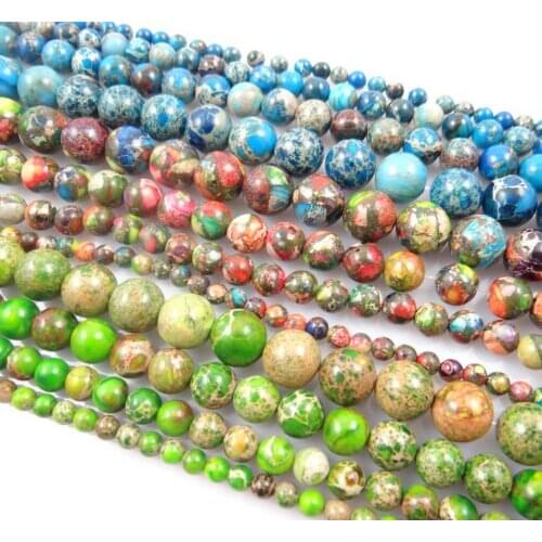 Natural stone Quartz crystal Marine sedimentary Beads loose GEM beads pendant for diy jewelry making Bracelet earring Necklace