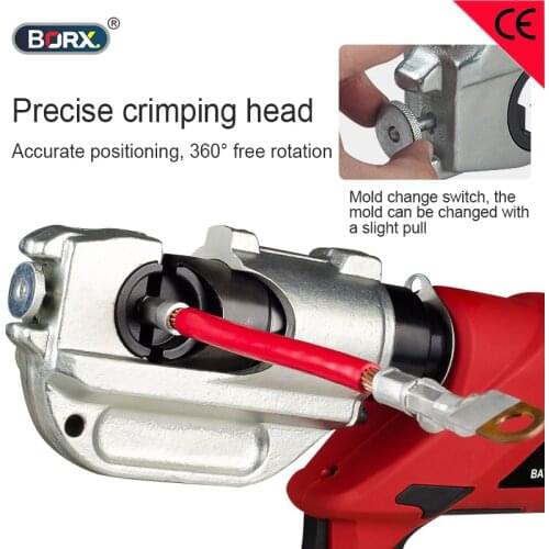 Copper and aluminum terminal crimping tool electric power construction charging cable clamp tools High voltage portable crimpper