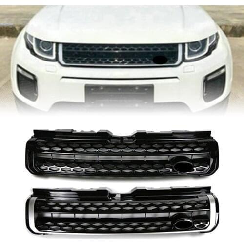 1Pcs Car Upper Front Bumper Grille Grill For Land Rover Range Rover Evoque 2010 2011 2012 2013 2014 2015 2016 2017 2018