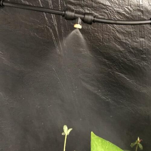 S091 Brass material 10/24UNC male thread mist nozzles 0.1mm-0.8mm orifice option for fogging system and watering kits