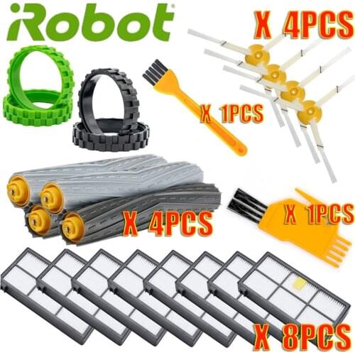 For IRobot Roomba Parts Kit Series 800 860 865 866 870 871 880 885 886 890 900 960 966 980 - Brushes and Filters