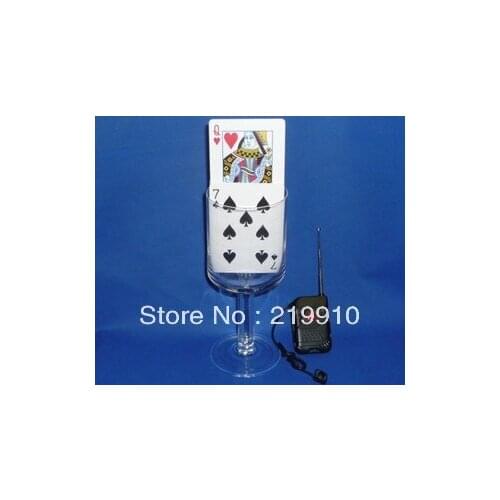 Free shipping Remote Control Card Rise Magic Tricks
