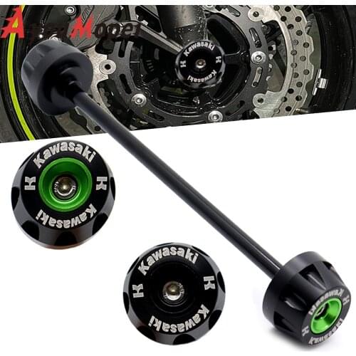 Front Axle Fork Wheel Protector For KAWASAKI Z650 Z900 Z900RS Z1000 Z750 Z750S Z800 Motorcycle Accessories Crash Slider Pad