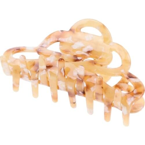 2Pcs Women Large Big Acrylic Hair Claws Clips Shower Hairpin Barrettes Clamp