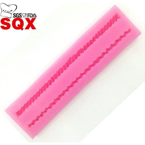 2 rope Silicone Cake Mold Cupcake Kitchen Accessories Soap Chocolate Molds Confeitaria SQ15294