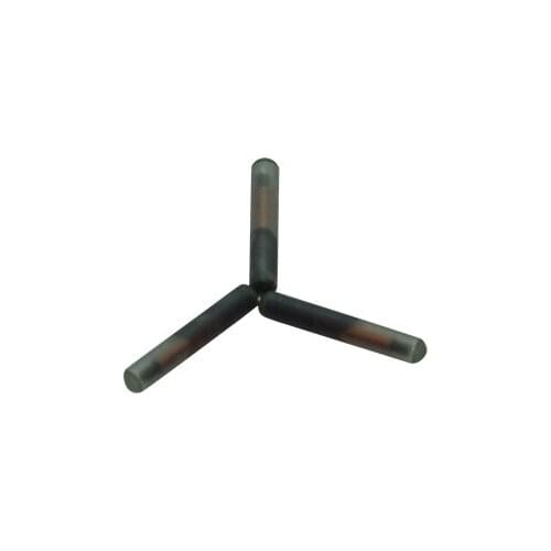 40pcs FDX-B Mini size 1.25*7mm RFID Glass Capsule Turtle Chip Animal Tag