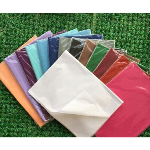 50PCS Flowers Packaging Candy Color Pear Paper Flowers Florist Bouquet Gift Florist Supplies Wrapping Paper 50*75cm