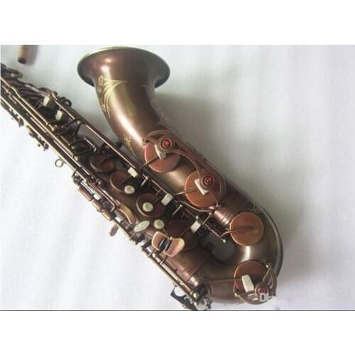 Brand new Tenor Saxophone High Quality Tenor Sax Instruments Antique copper simulation Brass Saxophone With Case
