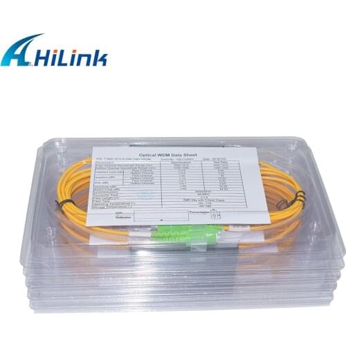 Free Shipping! 5pcs Filter Wavelength Division Multiplexer FTTH/FTTX 1310/1550/1490nm Fwdm Filter SC/APC FWDM