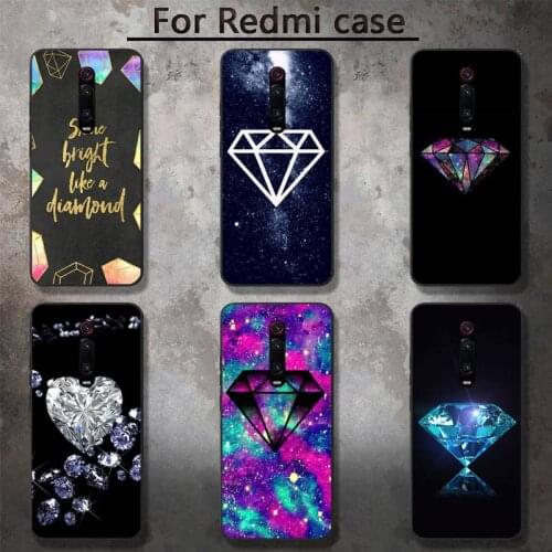 Diamond Love Phone Case for RedMi 5 5plus 6 Pro 6A S2 4X GO 7A 8A 7 8 9 K20 case