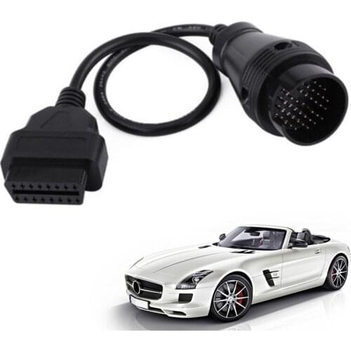 JX-LCLYL 38 Pin To 16 Pin OBD2 OBDII Diagnostic Adapter Connector Cable For Mercedes Benz