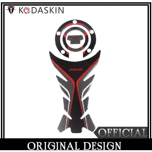 KODASKIN Gas Fuel Tank Cap Pad Protection Sticker for YAMAHA R6 YZF R6 Red