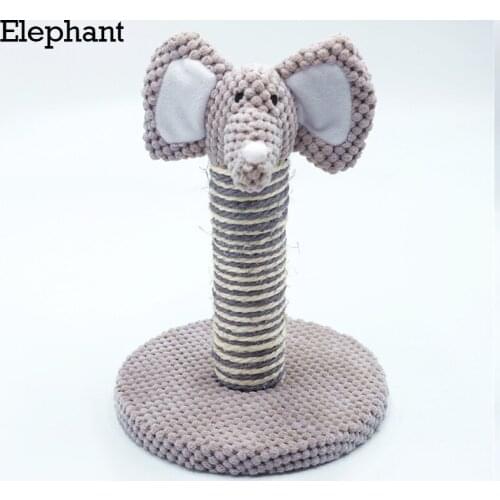 Sisal Cat Scratching Post Animal Plush Climbing Scraper Cat Climbing Frame Creative Cat Toys Pet Supplies когтеточка для кошек