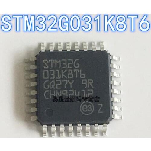 1PCS-5PCS 100% new original authentic STM32G031K8T6 QFP-32 32G031K8T6 QFP32 32-bit microcontroller chip