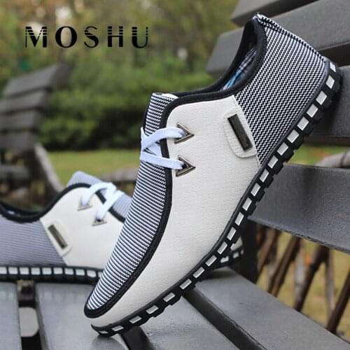 MOSHU Mens Loafers