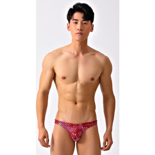 Mens Swim Briefs Bikini Half-Hip Sexy Swimwear Men Swimming Trunks Beach Bathing Suit Gay Swimsuit Underwear Sunga Masculina