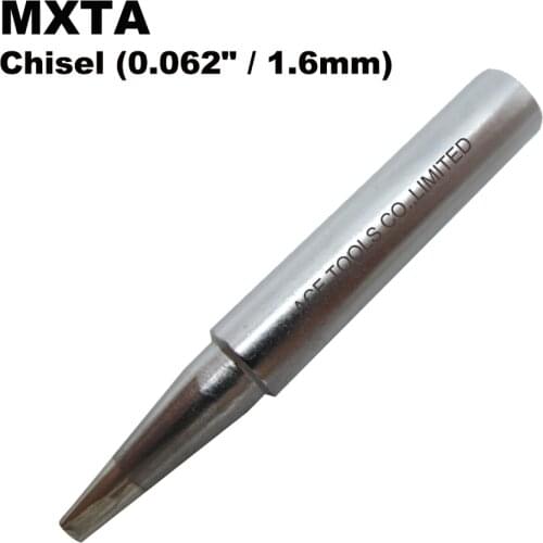 Weller MXTA Soldering Tips Chisel 1.6mm Replacement Fit WSD71 WSDT1 WP70 Station Iron Nozzle Pencil Handle Welding Bit