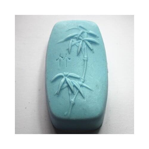 He word "bamboo" rectangle soap mold/handmade soap mold/die/silica gel soap die silicone mold/candles