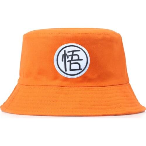 GOKU Bucket Hat Brand Goku Summer Hat Women Men Panama Flat Caps Sun embroidery Visor Fishing Fisherman Bob Hat